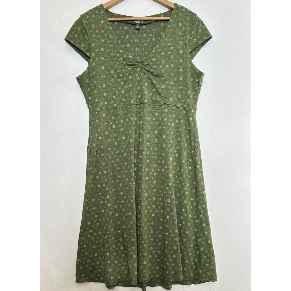 Green Floral Women's Dress